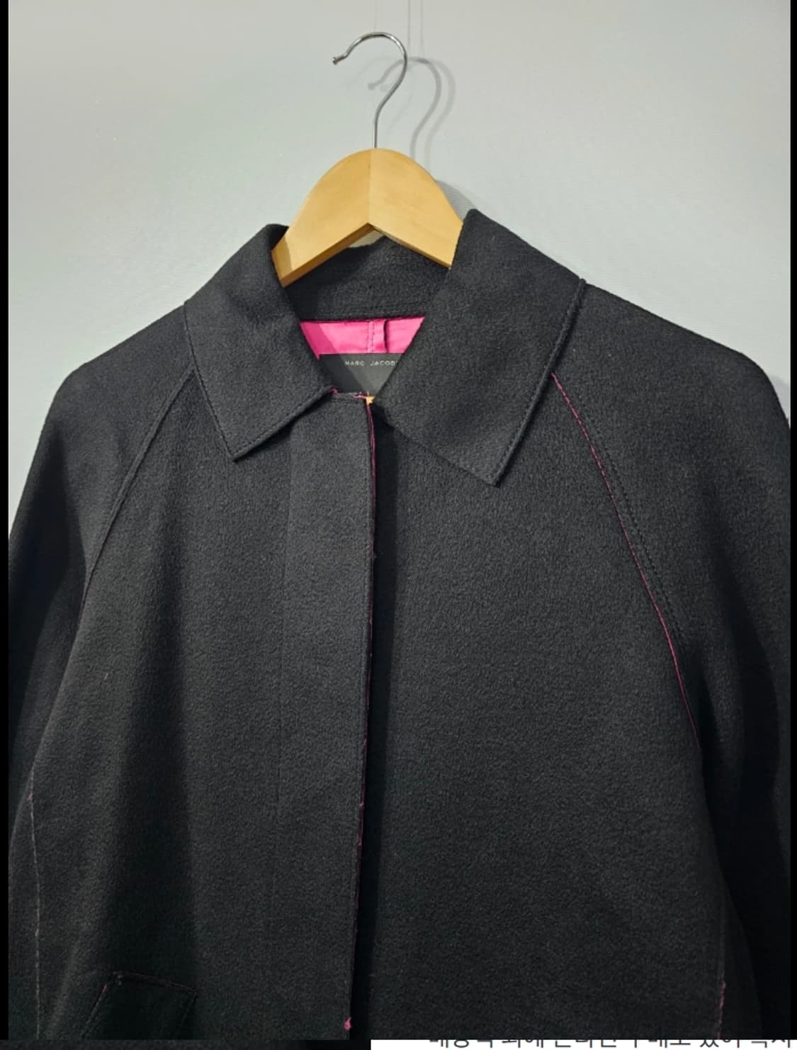 마크 제이콥스 블랙 캐시미어 오버핏 코트 ~77 상품이미지4