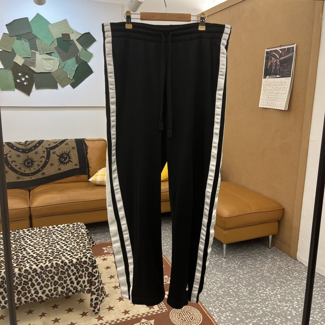 나이키 빈티지 사이드라인 져지 와이드 트랙팬츠 M C09764 상품이미지3