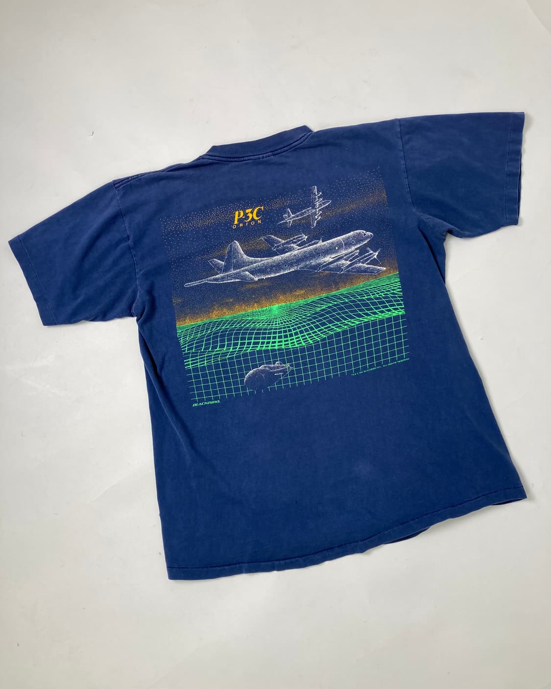 80s Single Stitched Tee (navy) 상품이미지2