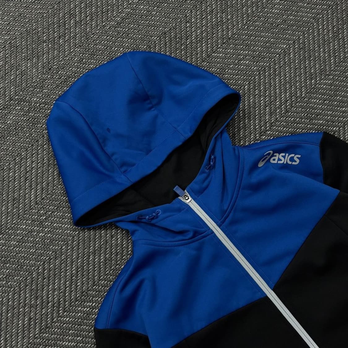 아식스 -배색 후드 져지v0411 상품이미지4