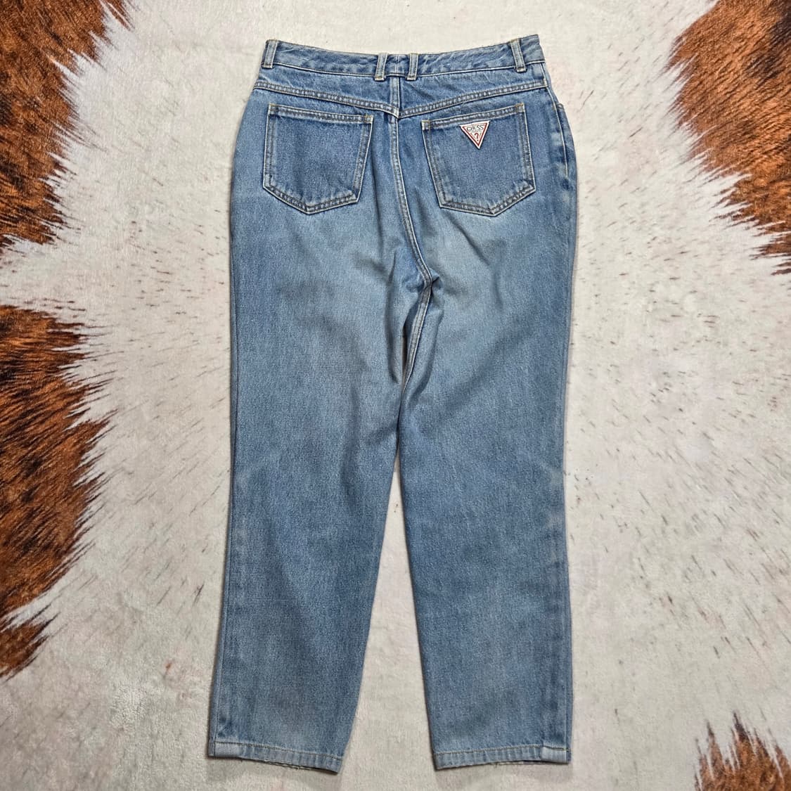 빈티지 게스 연청 데님팬츠 상품이미지1