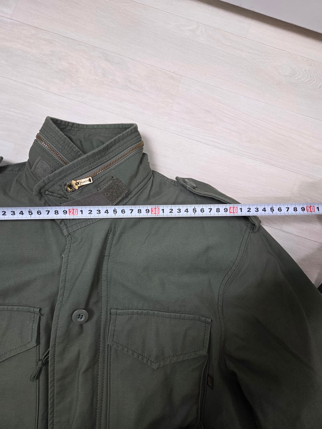 알파인더스트리 M-65 카키 야상 XS 내피포함 상품이미지4