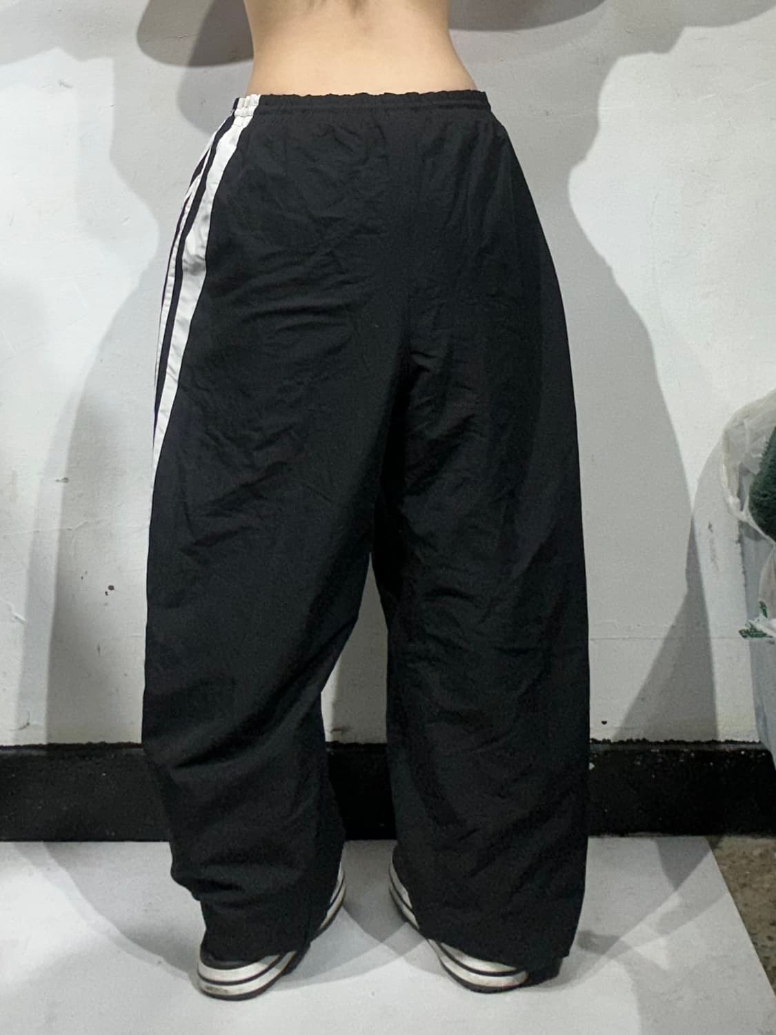 00s 아디다스 블랙 데드스탁 대장급 벌룬핏 와이드 트랙 팬츠 XXL 상품이미지3