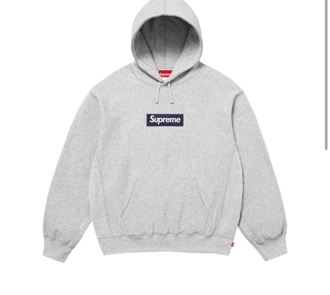 슈프림 박스로고 후드 그레이 25FW L 상품이미지1