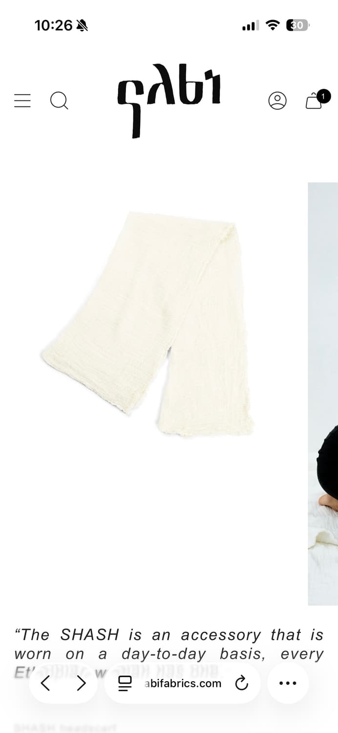 구해요 gabi 스카프 Raw컬러 상품이미지2