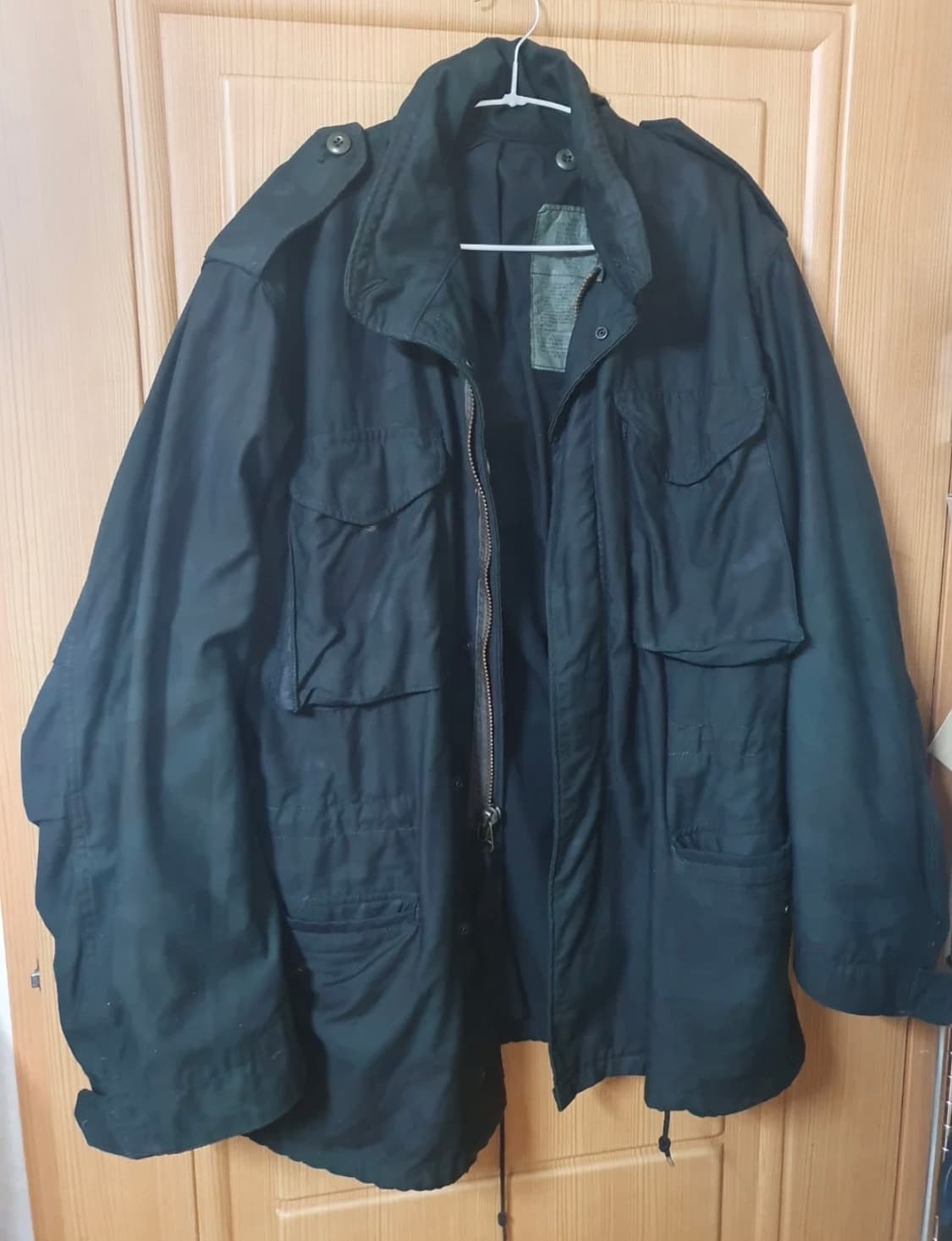 m65 필드자켓 카모플라쥬 염색버전 미디움 롱 상품이미지1