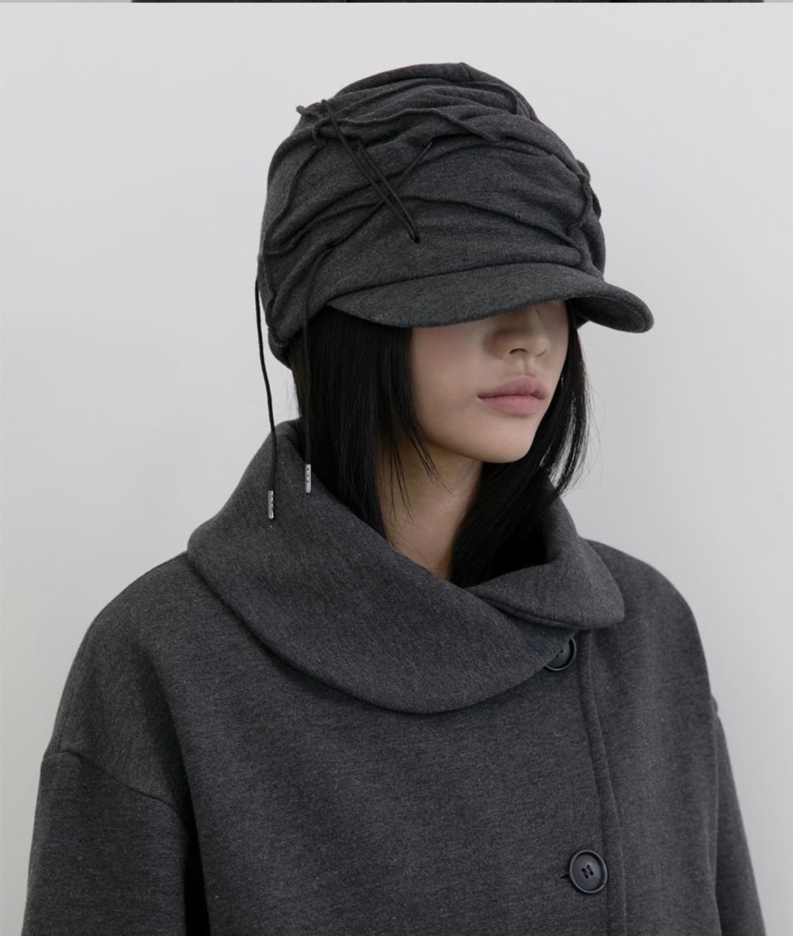 (새상품) flareup 플레어업 Soi Draped Cap  모자 캡 상품이미지2