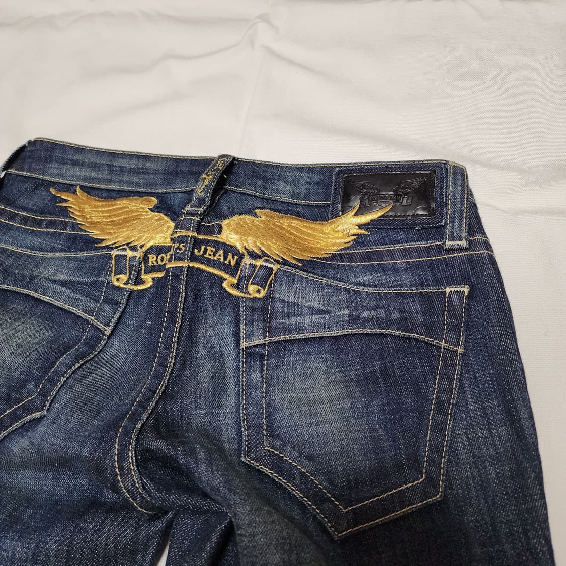 Robin's Jean Y2k 갸루 보헤미안 데님팬츠 상품이미지8