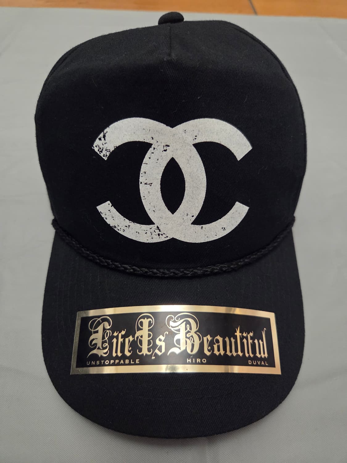 언스탑퍼블 샤넬로고 모자 상품이미지1