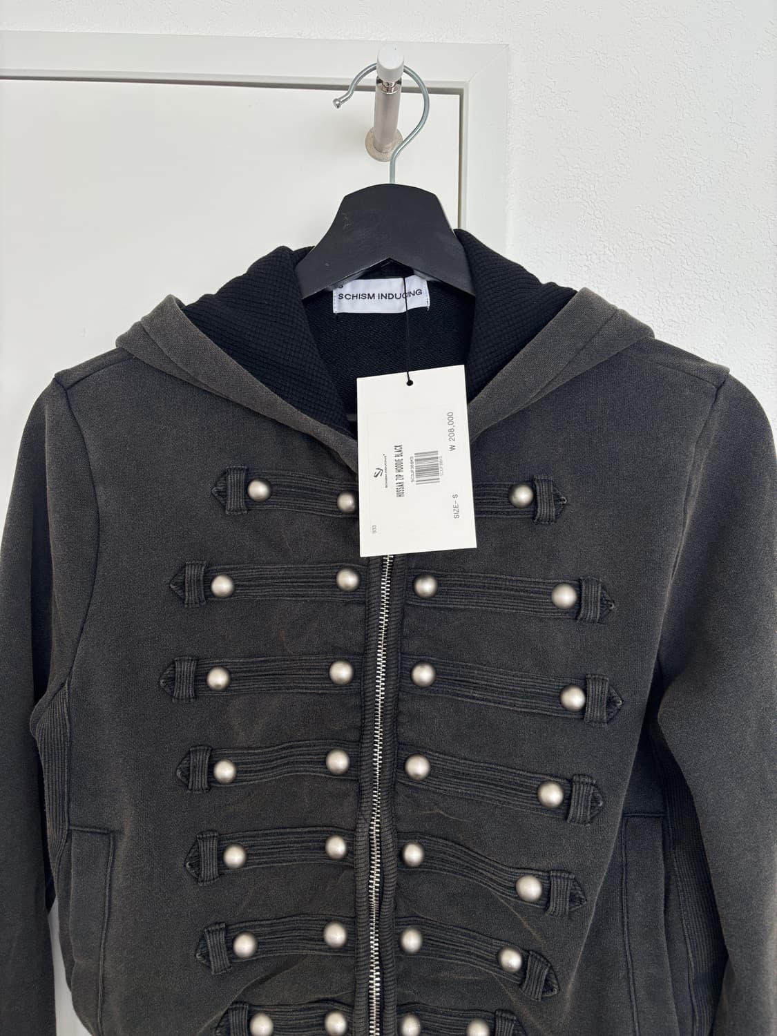 스키즘인듀싱 나폴레옹 후드집업 HUSSAR ZIP HOODIE BLACK 상품이미지3