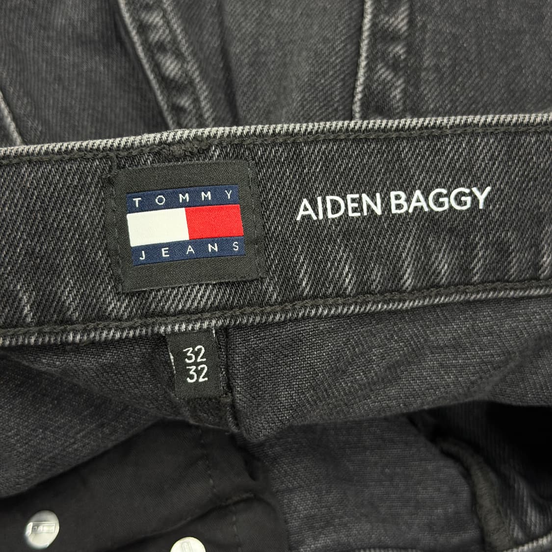 타미힐피거 타미진스 배기 데님 쇼츠 반바지 32 상품이미지4