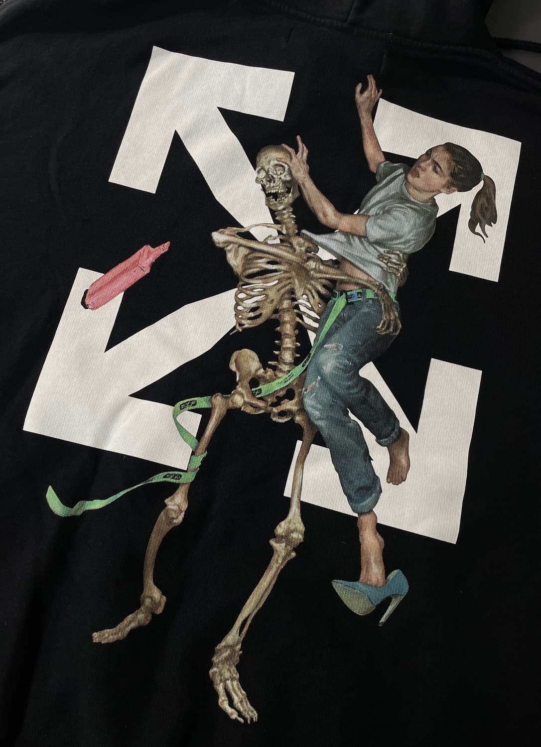 [XL] 오프화이트 파스칼 스켈레톤 후드 티 상품이미지6