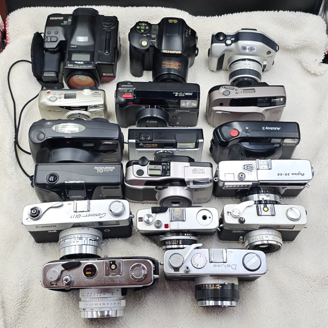 빈티지 클래식 필름카메라 일괄 필카 수리용 소장용 인테리어 장식용  상품이미지9