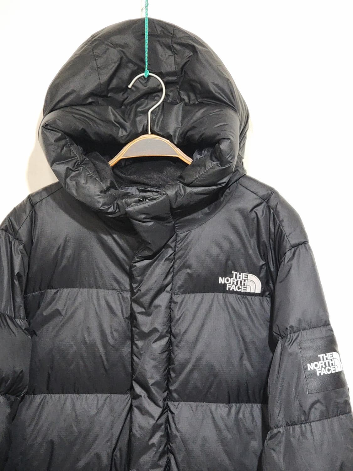 (XL) 노스페이스 거위털 패딩점퍼 블랙 구스다운 후드자켓  상품이미지2