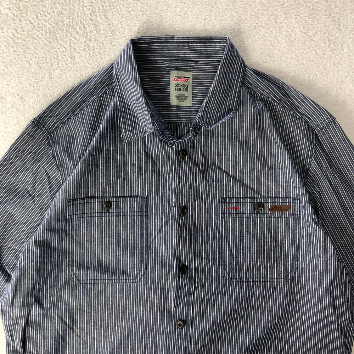 디키즈 히코리 반팔 셔츠  상품이미지3