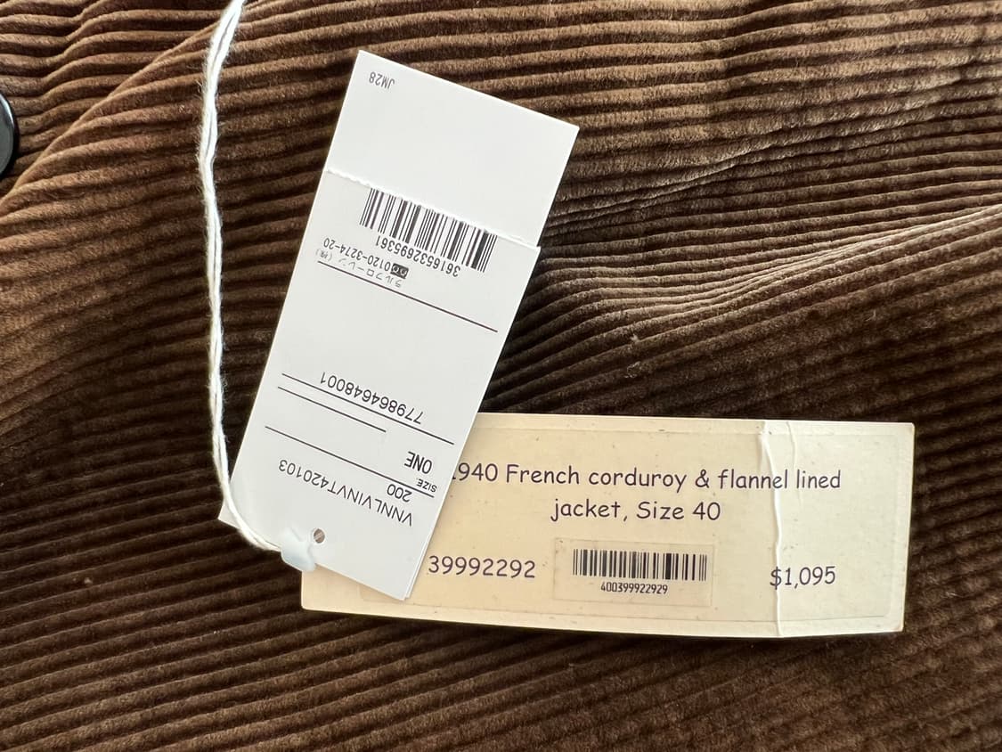 랄프로렌 빈티지 1940s 오리지널 프렌치 헌팅 자켓 상품이미지6