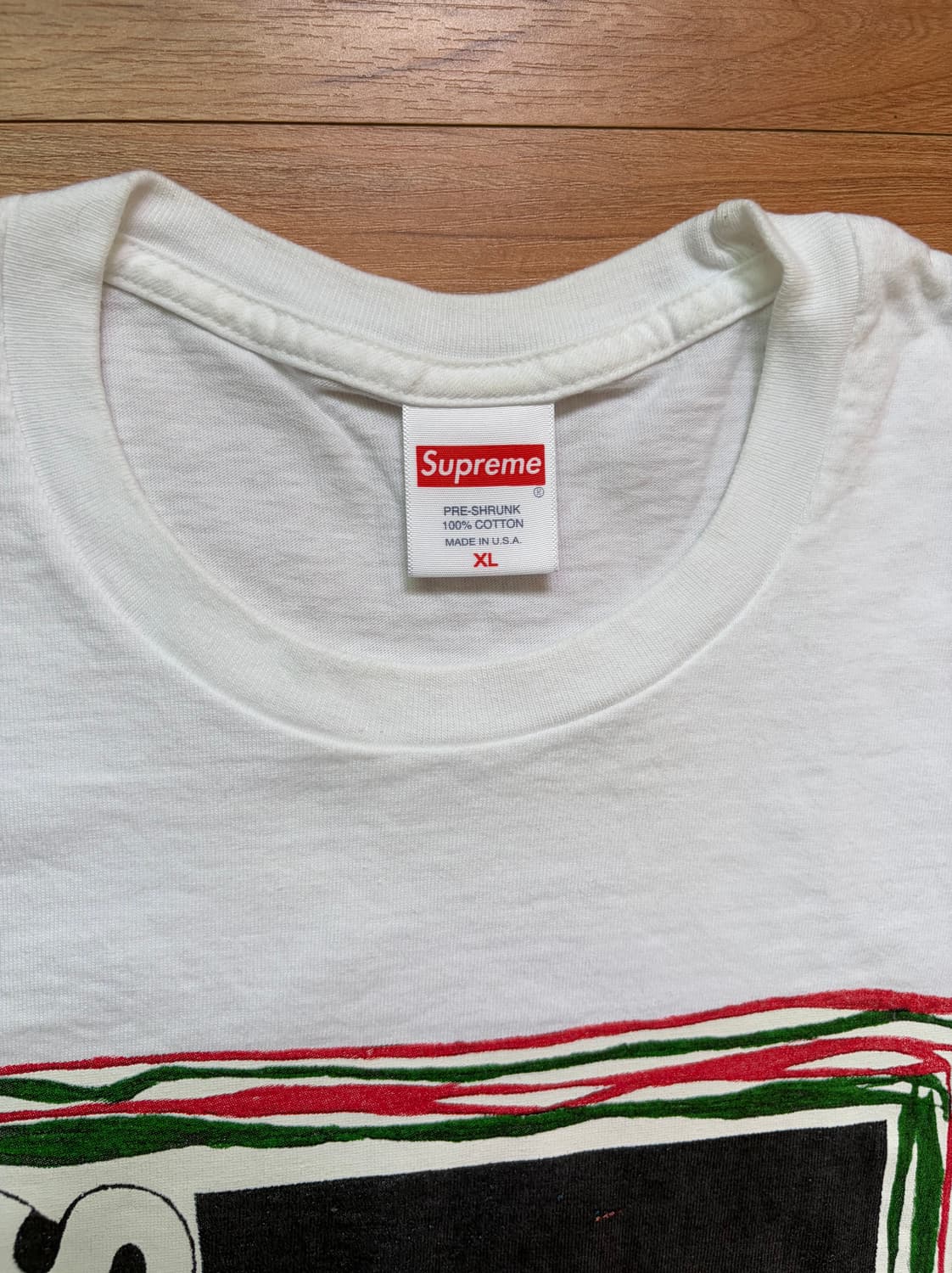 [XL] 슈프림 마스크 티셔츠 화이트 상품이미지3