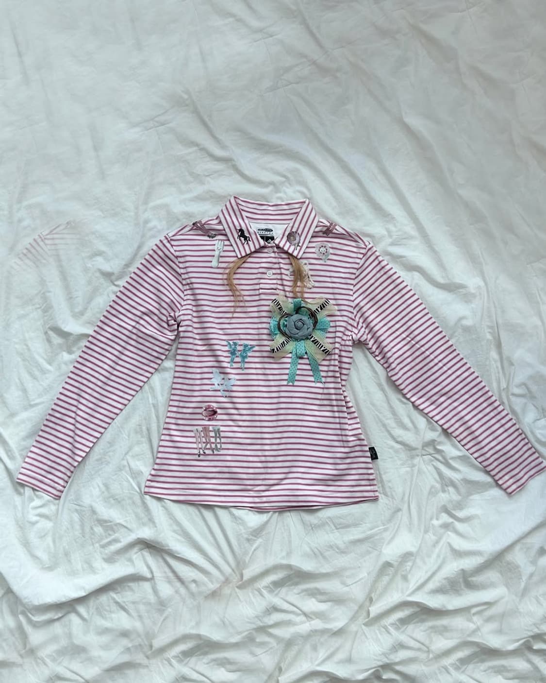 Adidas stripe hair top 상품이미지7