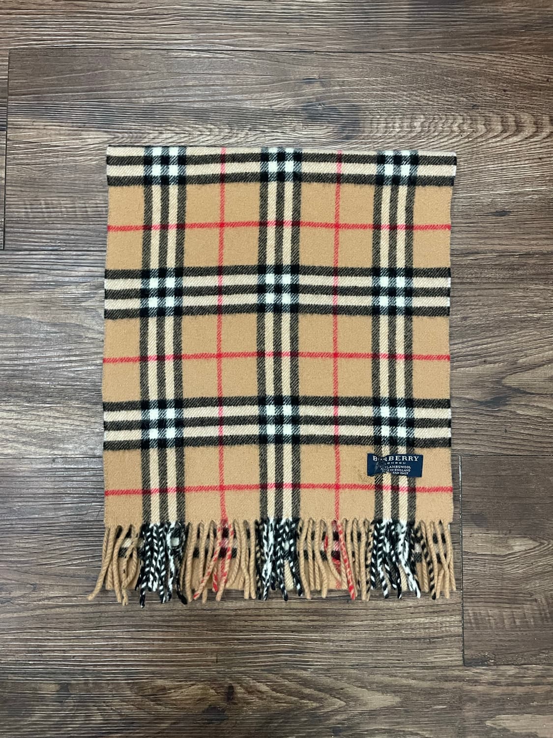버버리 램스울 노바체크 머플러 목도리 베이지 상품이미지1