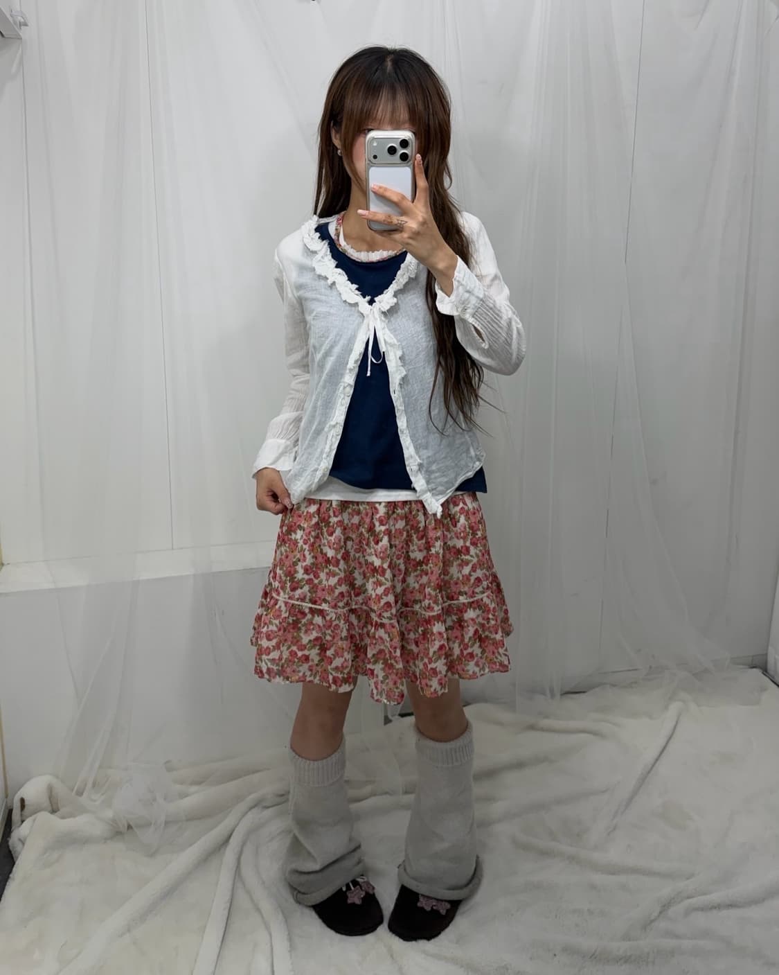 𖤐로즈 네이비 밀크 코디set𖤐 상품이미지2