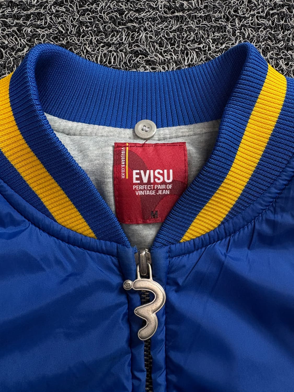 에비수 올드스쿨 빅로고 바시티 자켓 1656 상품이미지3