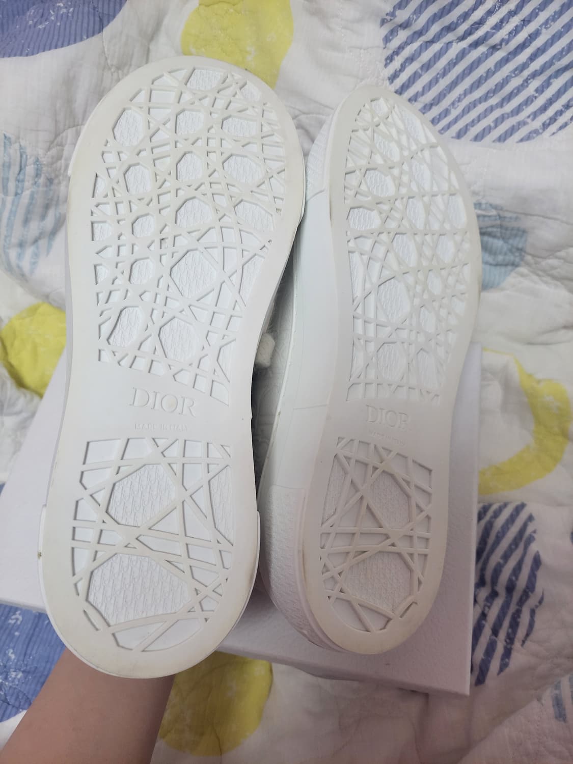 정품)급처2번신은상태최상 명품세탁완료!디올 스핀 가죽스니커즈 운동화 신상 상품이미지9