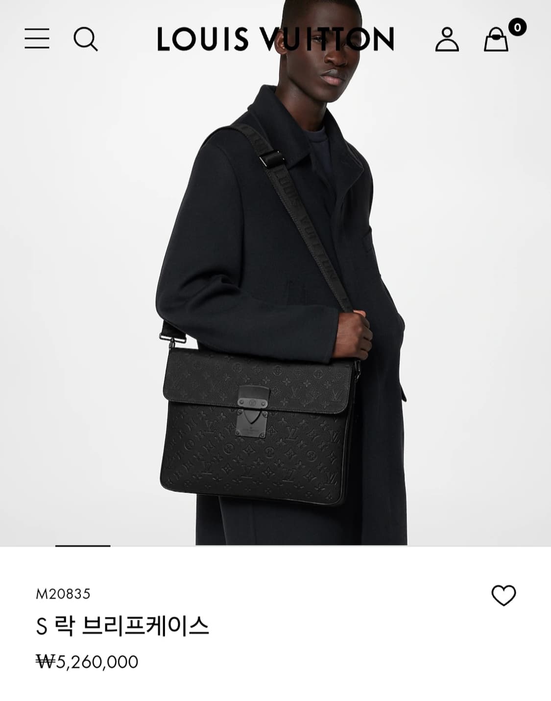 루이비통 토리옹 s락 브리프케이스 크로스백 상품이미지3