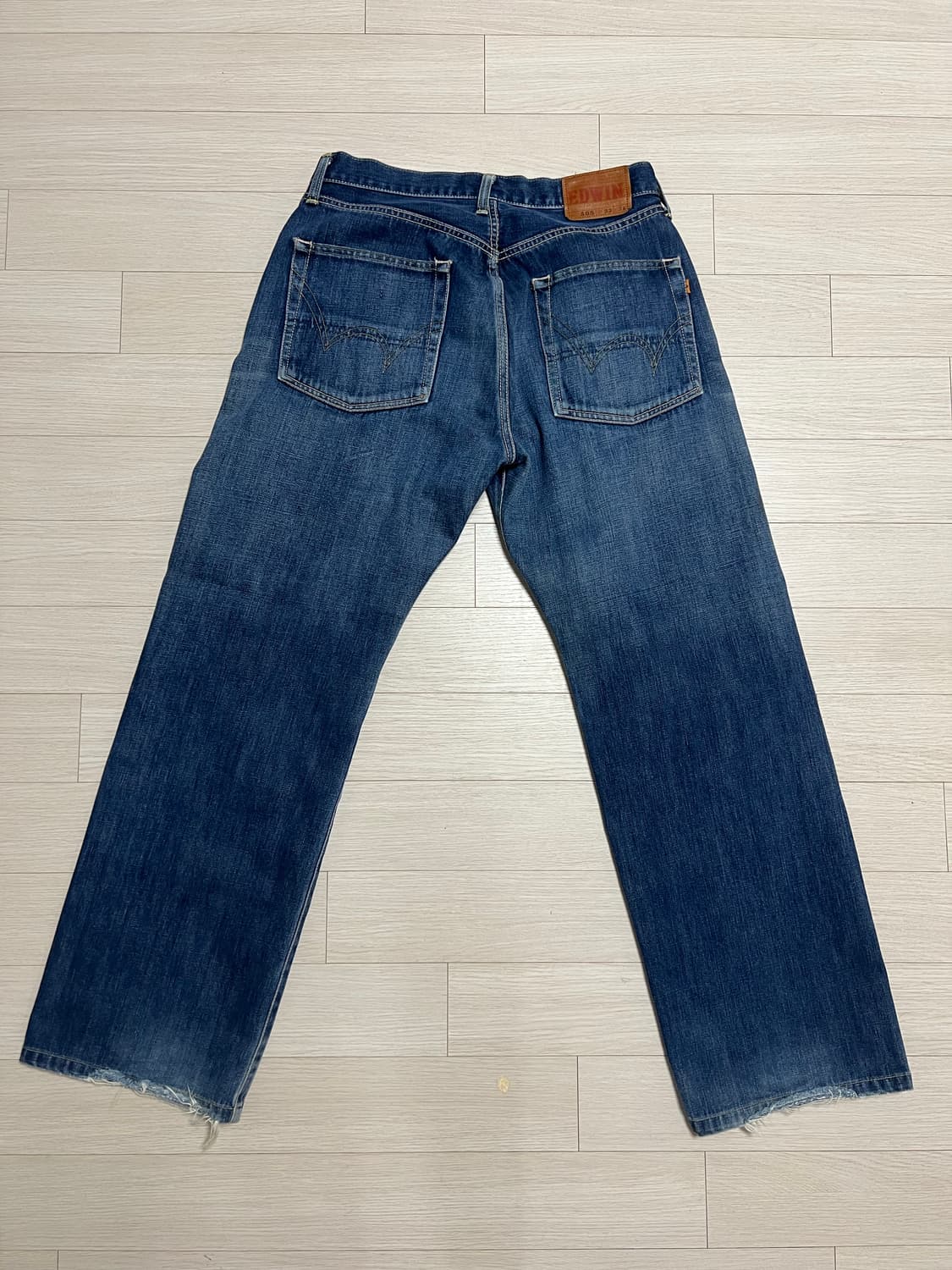 에드윈 505 셀비지 워싱 데님 팬츠 상품이미지2