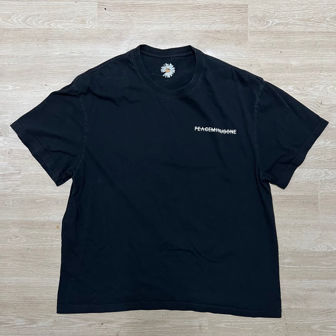 피스마이너스원 피마원 데이지 빅로고 반팔 티셔츠 [블랙] 2XL/110 상품이미지1