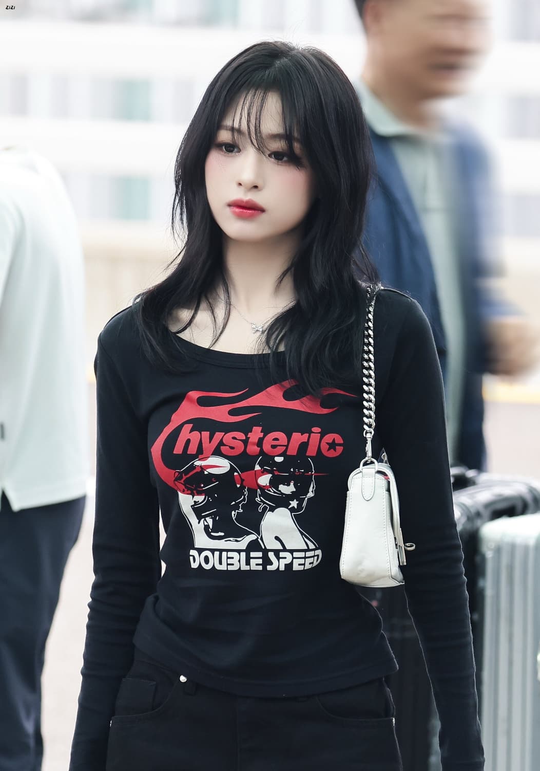 (구함) 히스테릭 글래머 플레임 온 치비 티셔츠 블랙 롱슬리브 상품이미지2