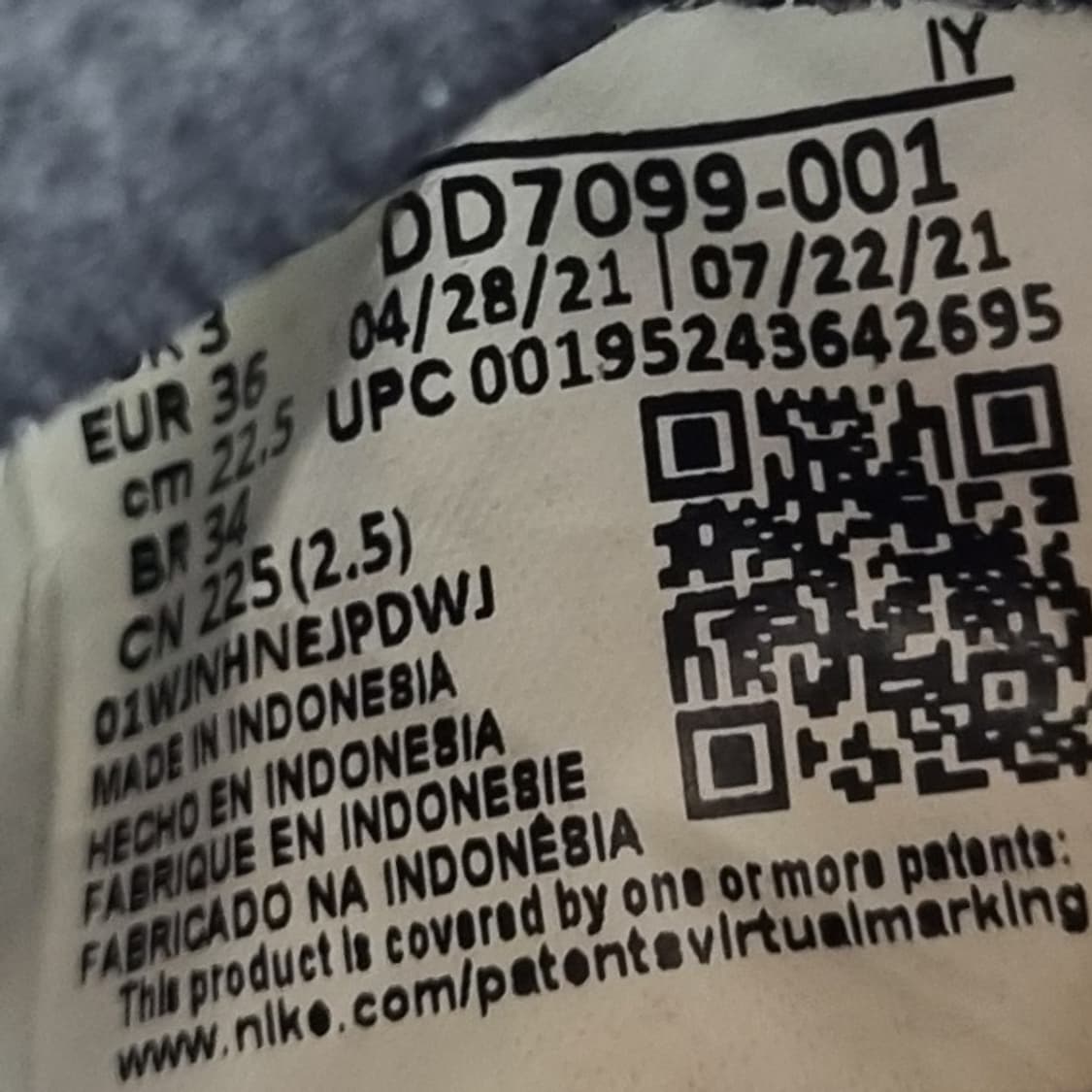 나이키 덩크 로우 레오파드. 운동화225 상품이미지6