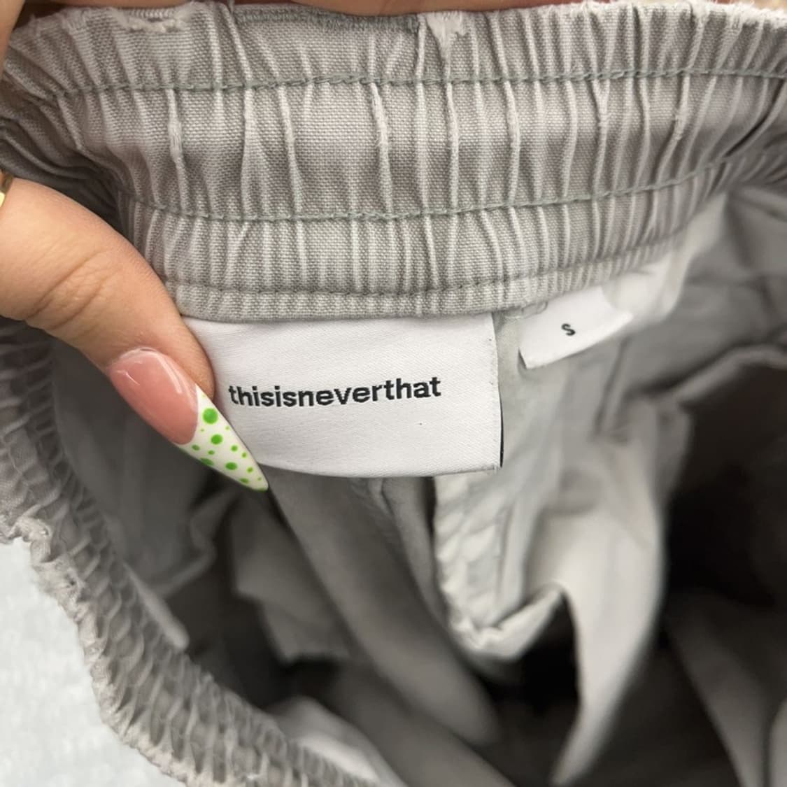 디스이즈네버댓 스트릿 힙합 밴딩 조거 카고팬츠 S C09212 상품이미지5