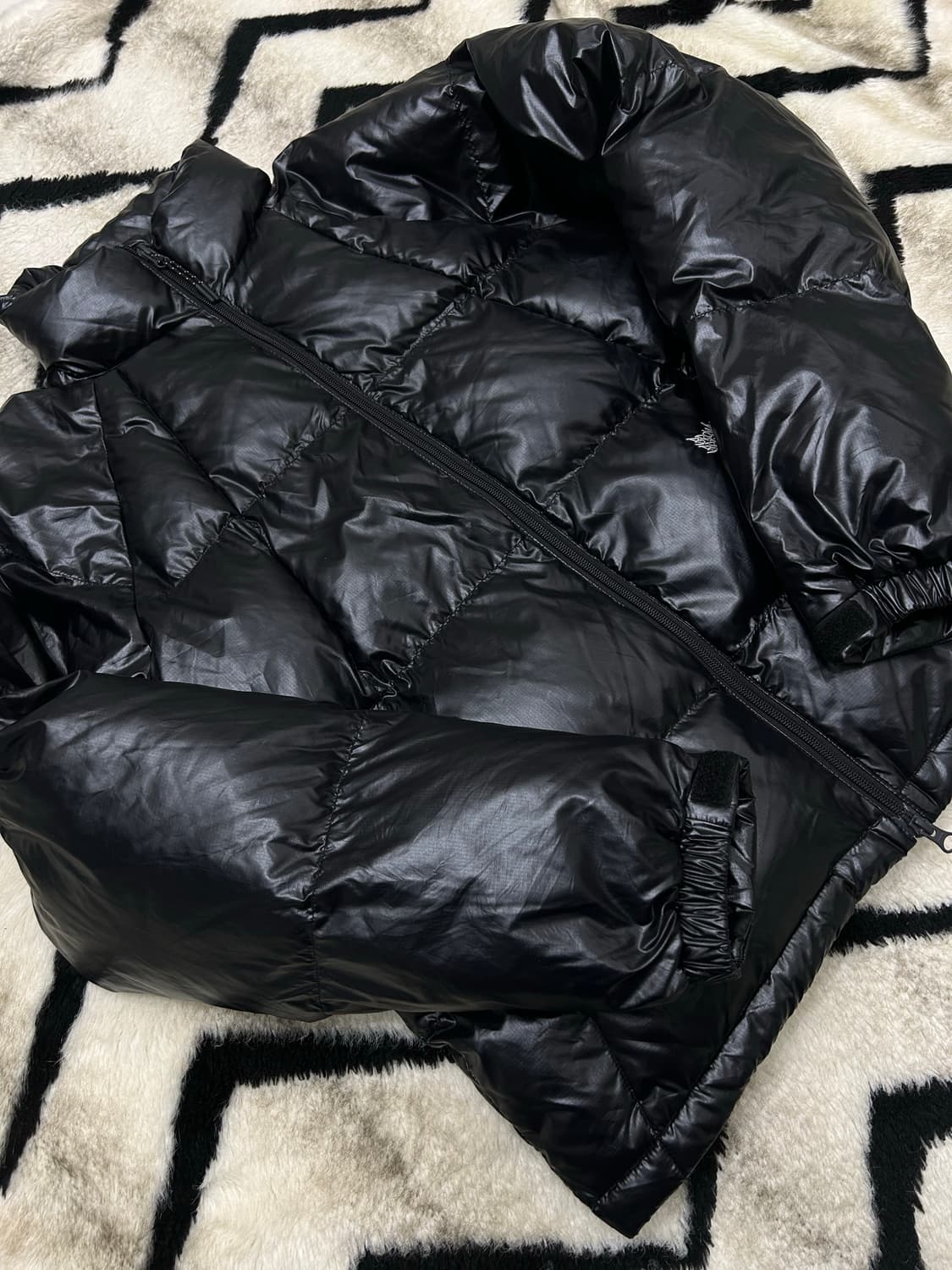 [S]브라운브레스 2Way 유광 패딩/블랙 상품이미지2