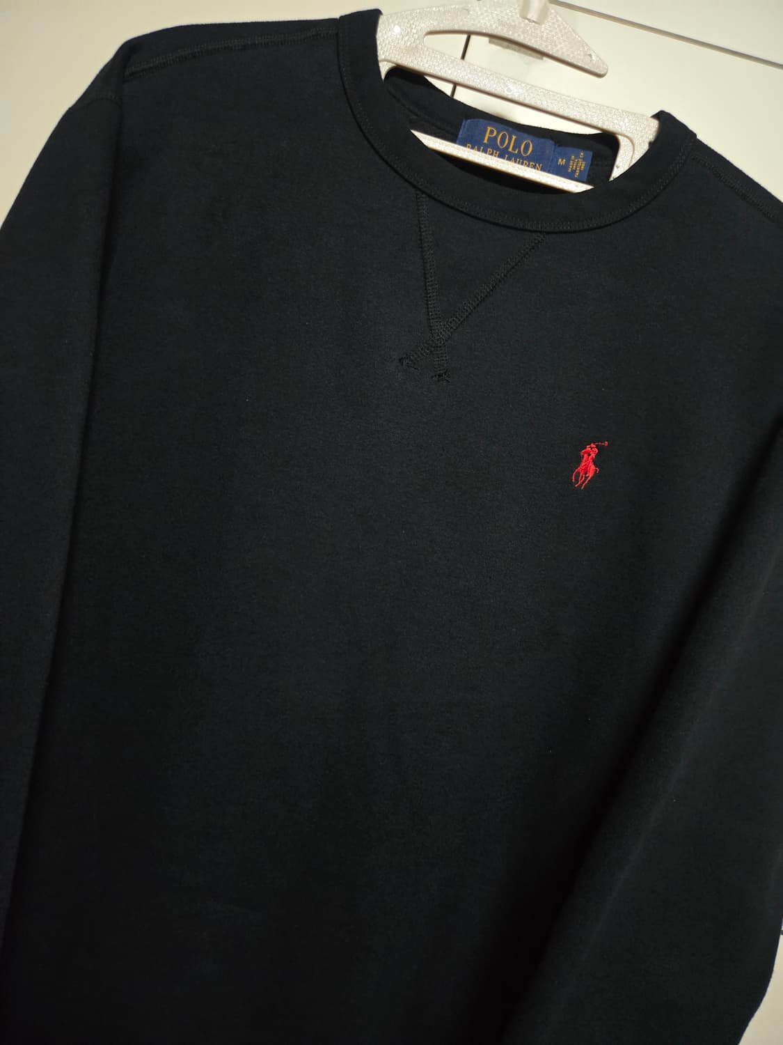 폴로 랄프로렌 블랙 기모 맨투맨(M사이즈) 상품이미지2