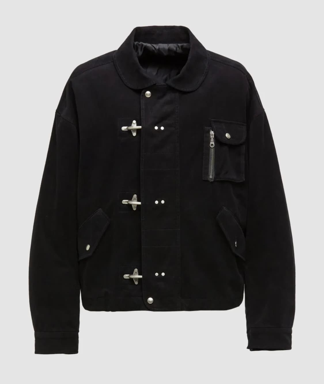 워시드 파이어맨 자켓 (워시드블랙) 상품이미지1