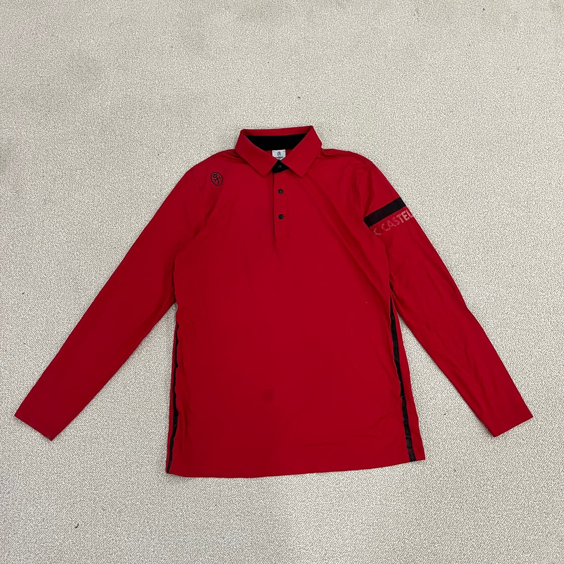 [100] 까스텔바작 골프 긴팔 폴로 카라 티셔츠 0102M1 상품이미지1