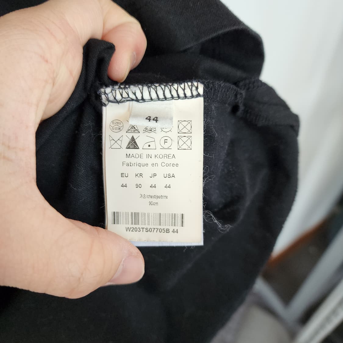 우영미 블랙 반팔 티셔츠 상품이미지5