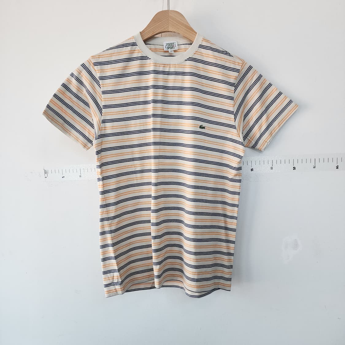 라코스테 스트라이프 반팔 티셔츠 상품이미지1