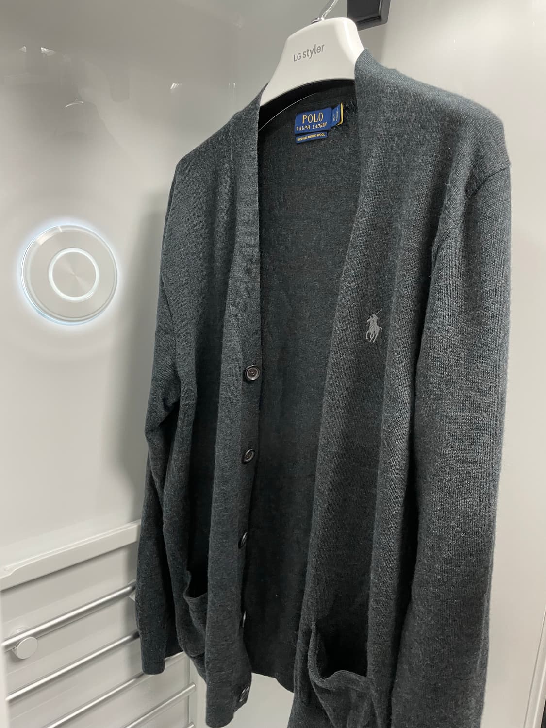 폴로 랄프로렌 메리노 울 가디건 L(QR정품) 상품이미지1