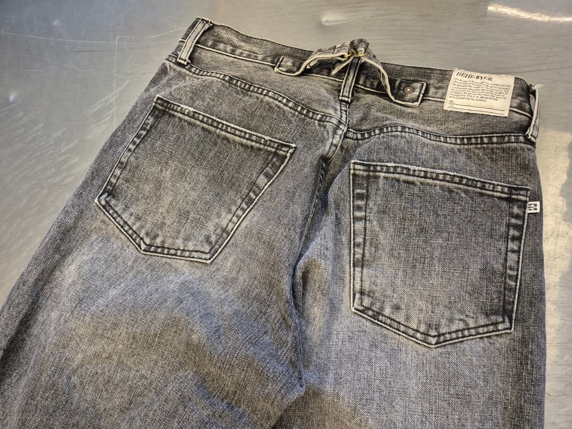 비헤비어 신치백 셀비지  데님 팬츠 상품이미지4