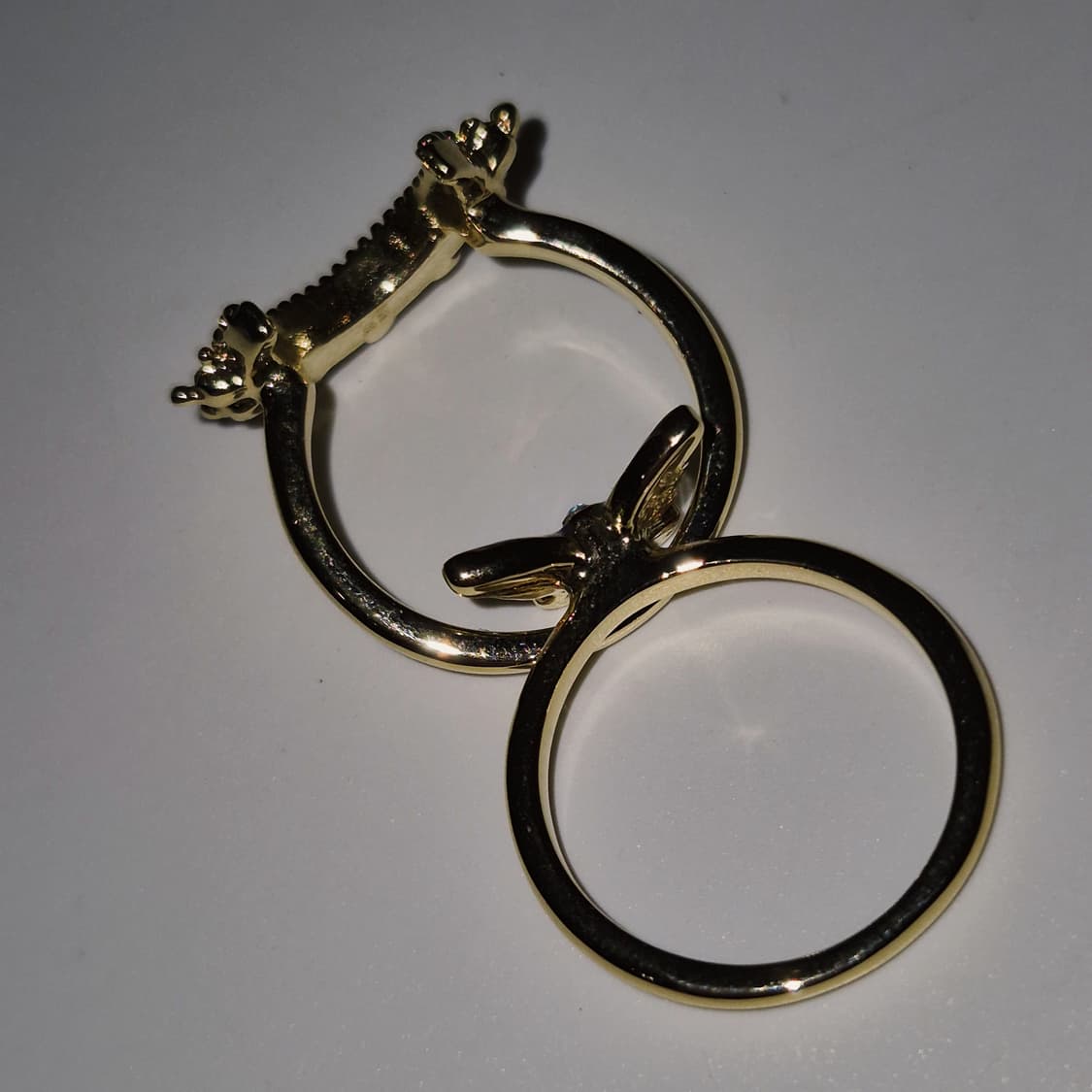 안나수이 밤하늘 초승달&나비 반지 세트 상품이미지10