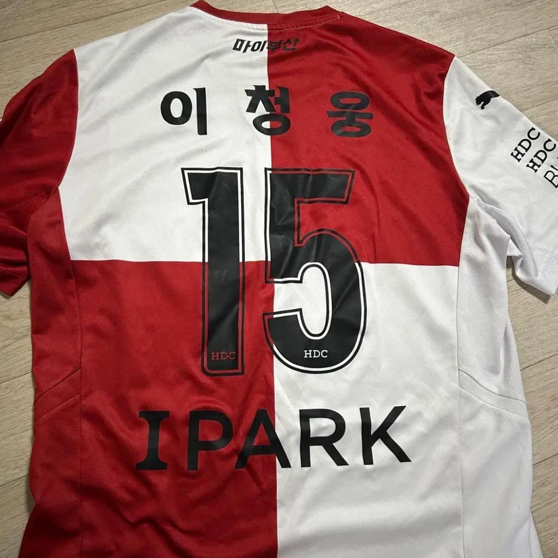 퓨마 부산아이파크 이청웅 유니폼(XL) 상품이미지5