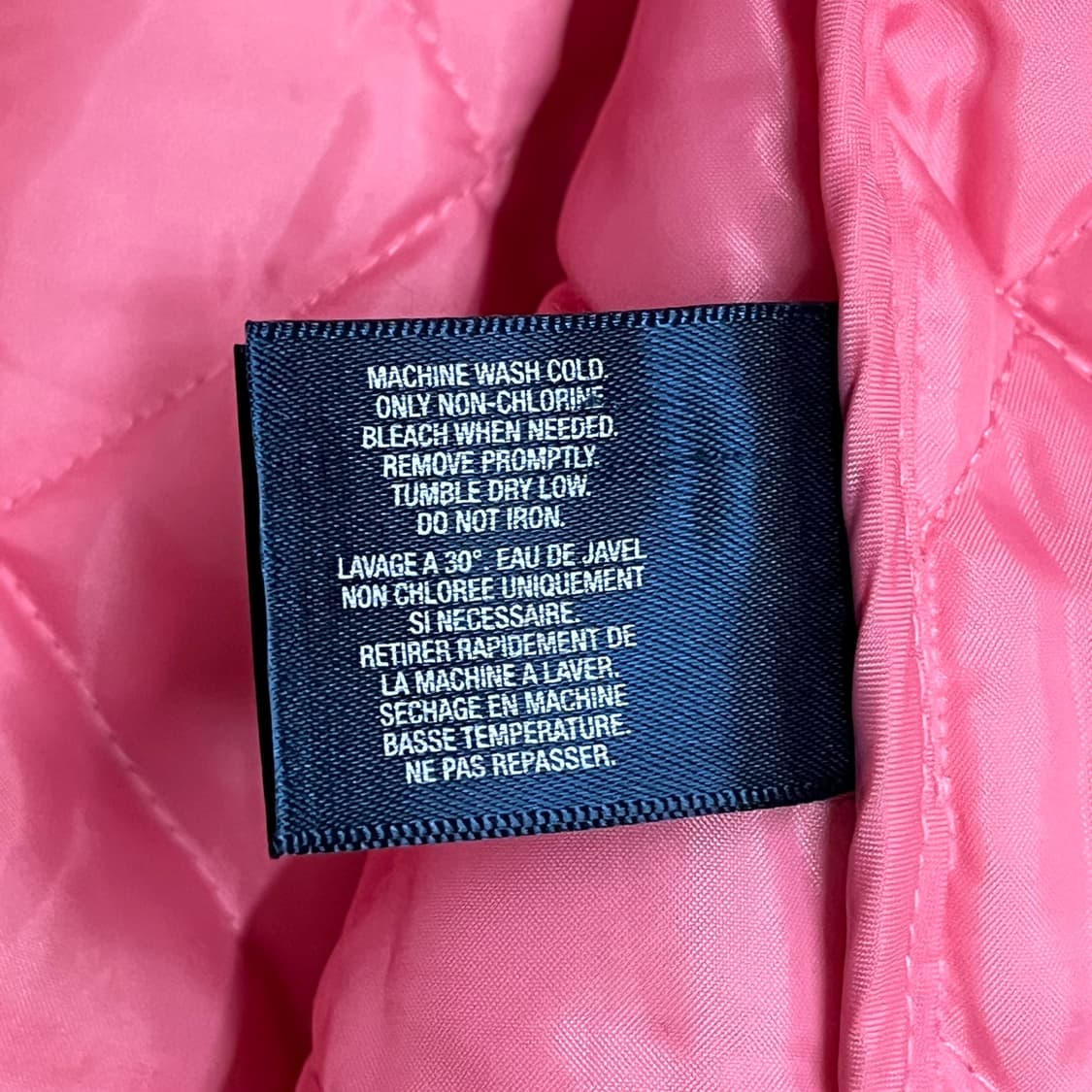 [정품/XL] 폴로 랄프로렌 핑크 퀼팅 자켓 b17 상품이미지6