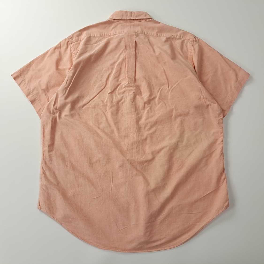 CJ236 XL 폴로 90s 모리셔스판 오렌지피치 반팔 셔츠 남방 상품이미지6