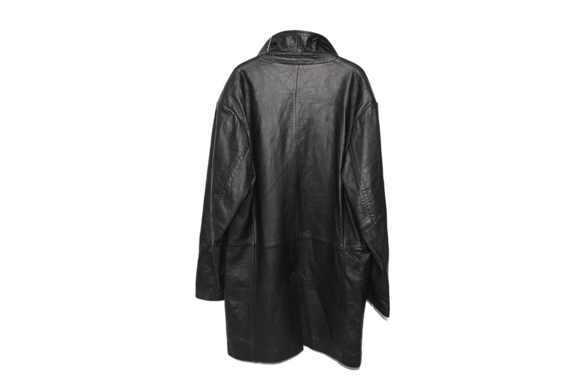 1990s 바나나리퍼블릭 카우레더 코트 상품이미지7