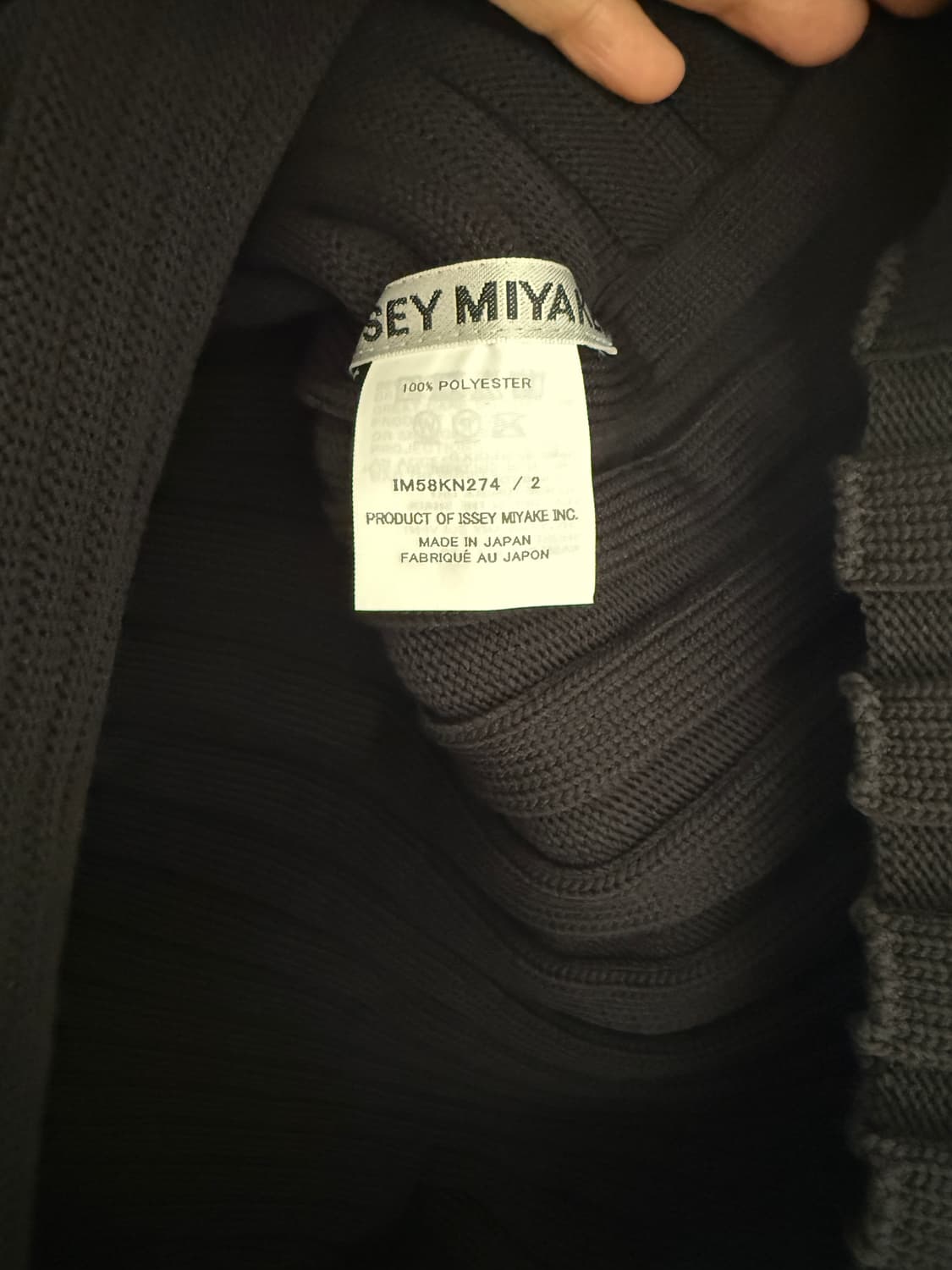 issey miyake as it is top 니트 상품이미지3