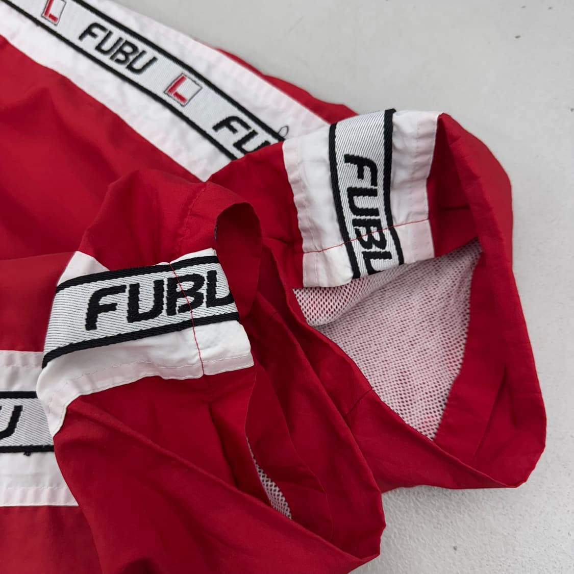 FUBU 후부 사이드라인 올드스쿨 와이드 바람막이 트랙팬츠 상품이미지4