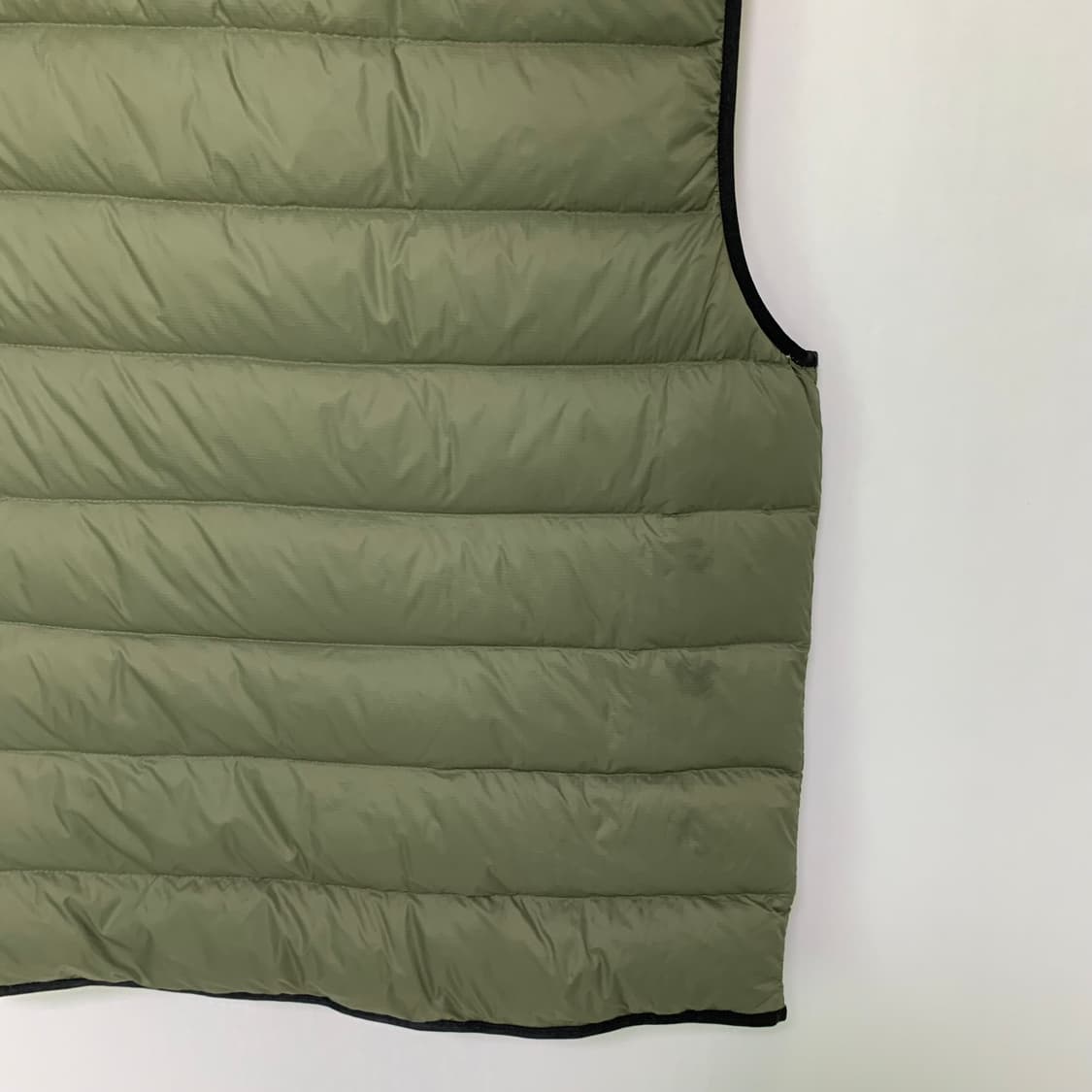 아베크롬비 빈티지 패딩 베스트 조끼 카키 남성 M 상품이미지4