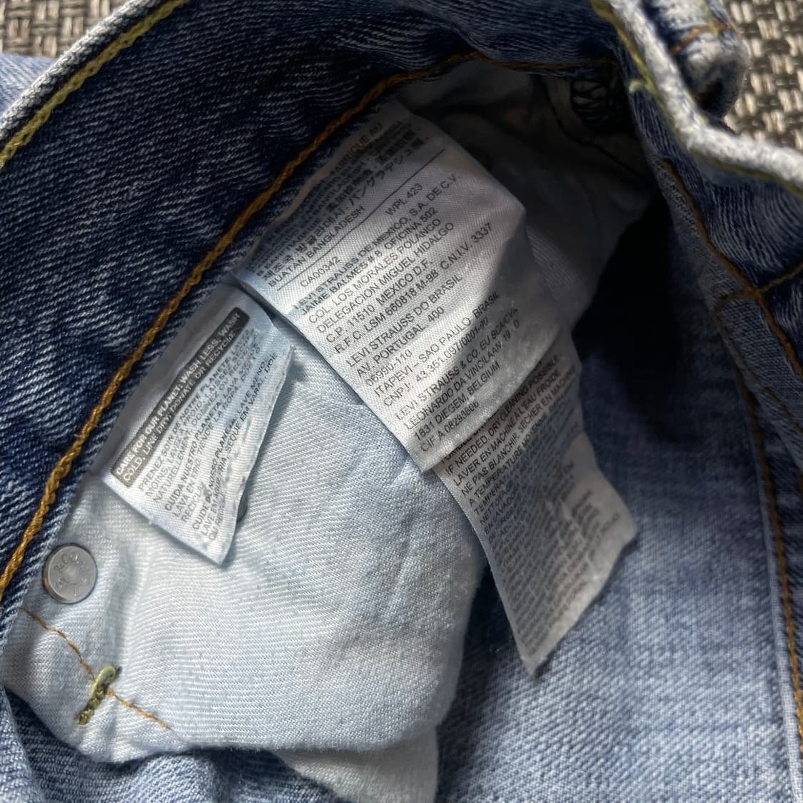 (34) 리바이스550 34X30 중청 데님 팬츠 상품이미지4