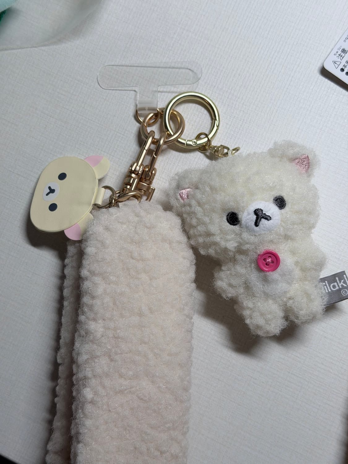곧마감!) 리락쿠마 코리락쿠마 폰스트랩 인형 키링 파우치 가방 상품이미지3